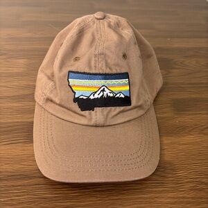 Paramount Brown Cap with Montana Mountain Patch‎